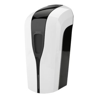 Touch free antibacterial dispenser, 1000 ml, white/black