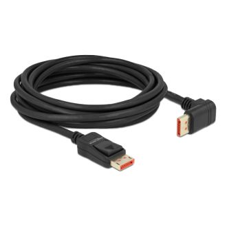 DisplayPort cable male> male 90° upwards angled 8K 60 Hz 5m