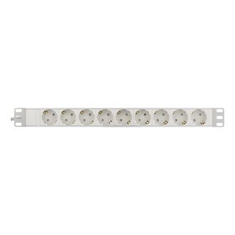 Power strip 9xCEE 7/3 1xCEE 7/7 increased touch protect 2m