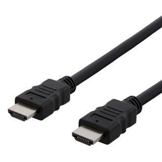 HDMI cable, HDMI High Speed w/Ethernet, CCS, 2.0m, black