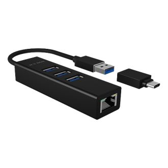 USB 3.0 HUB & LAN Adapter