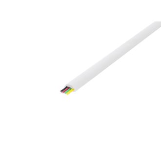 Modular cable, 6P, reel, 100m, white