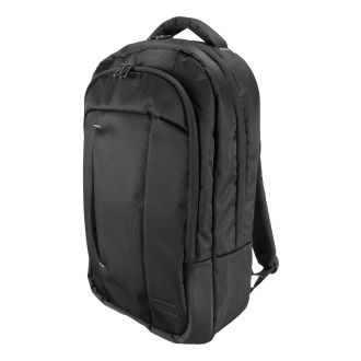 Backpack, for laptops up to 15.6", polyester, black