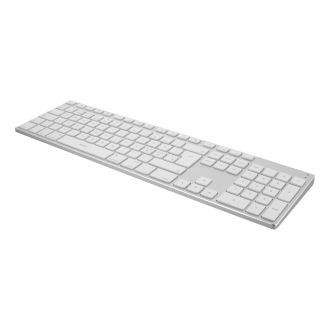 Fullsize Bluetooth aluminum keyboard, Bluetooth 3.0, recharg