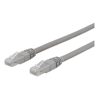 U/UTP Cat6a patch cable, 1,5m, 500MHz, LSZH, grey