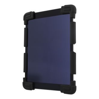 Case in silicone for 9-11.6" tablets, stand, black