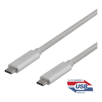 USBC SuperSpeed cable 1m braided USB 3.2 Gen2 10Gbps 100W