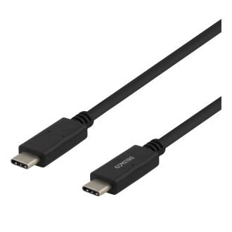 USB 2.0 cable, Type C - Type C, 3m, black