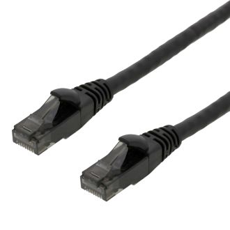 U/UTP High Flex Cat6, patch cable, 3m, TPE, black