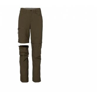 Chaser Lite Zip Off Pants, Naiset, Solid Brown