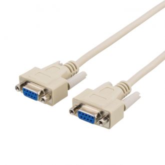 Modem cable DB9 female-female 2m
