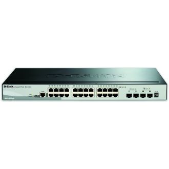 Gigabit SmartPro network switch, 24xRJ45, 4x10G SFP +, metal