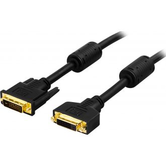 DVI monitor cable Dual Link, DVI-D ma - DVI-D fe 2m