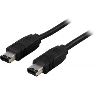 Firewire cable 6-pin male, male, 2m