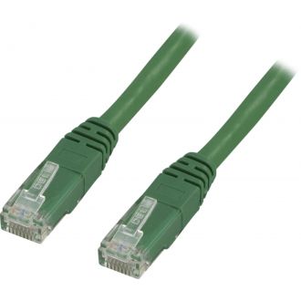 U/UTP Cat5e patch cable 3m, green