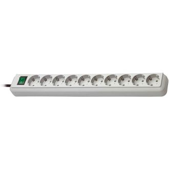 Eco-Line powerstrip, 10xCEE 7/3 socket, 1xCEE 7/7 3m cable
