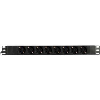 Powerstrip w/ 8xCEE 7/3 socket 1xCEE 7/7 19 "1U 2m cable