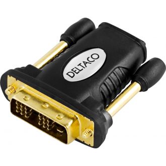 HDMI-adapter, Full HD @60Hz, HDMI 19-pin female to DVI-D mal