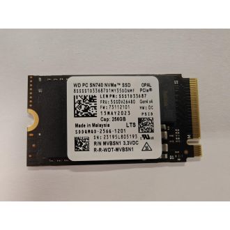 WD PC SN740 256GB NVMe PCIe 4.0 x4 SSD M.2 2242 Kiintolevy