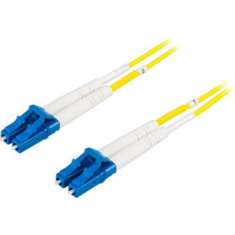 OS2 Fiber cable, LC - LC, duplex, singlemode, 25m
