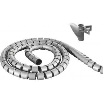 Nylon wire tube, 25mm diameter tool included, 2.5m, silver