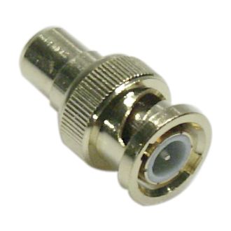 Adapter RCA fe to BNC ma, gold plated