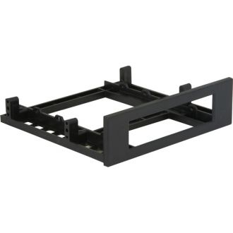 Mounting frame for 3.5" floppy in 5.25" space, black