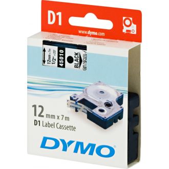 D1 marking tape 12mm black text transparent tape 7m-45010