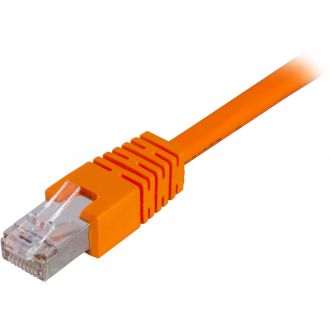 F/UTP Cat6 patch cable 1m, orange