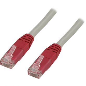 U/UTP Cat6 patch cable, crossover, 1m