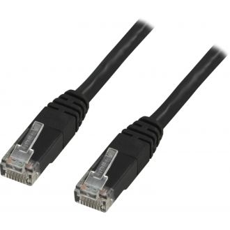 U/UTP Cat6 patch cable 20m, LSZH, black