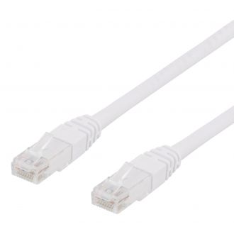 U/UTP Cat6 patch cable, LSZH, 2m, white