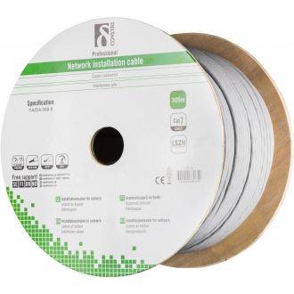 S/FTP Cat7 installation cable 305m drum 600MHz grey
