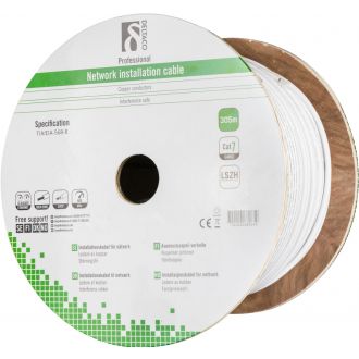S/FTP Cat7 installation cable 305m drum 600MHz, white