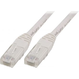 U/UTP Cat5e patch cable 10m 100MHz white