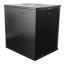 19" cabinet, 12U, 540x450mm, standing wall mount, glass