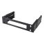 19" wall mount adjustable depth, 2U, 15kg load, steel, kit