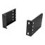10"-19" wall mount with adjustable width, 4U, 25kg load