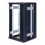 SystemG 19" cabinet 22U 600x600 glass front door metal 800kg