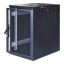SystemG 19"cabinet 18U 600x800 glass front perated 800kg
