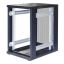 SystemG 19"cabinet 18U 600x800 glass front perated 800kg