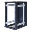 SystemG 19" cabinet 22U 600x800 glass front door metal 800kg