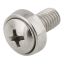 M6 screw set, star, (washers + screws + nuts) 10-pack