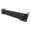 19" Vertical wall bracket, 2U, max 60kg, steel construction
