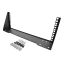 19" Vertical wall bracket, 4U, max 60kg, steel construction