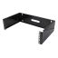 19" wall mount, 3U, max 25kg, steel construction, black