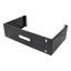 19" wall mount, 3U, max 25kg, steel construction, black