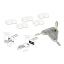 USB Port Blocker, 5 USB locks, 2 keys, white