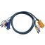 KVM cable SPHD15ma/2x3.5mm 1xUSB A ma/2x3.5mm ma/HD15ma 2m